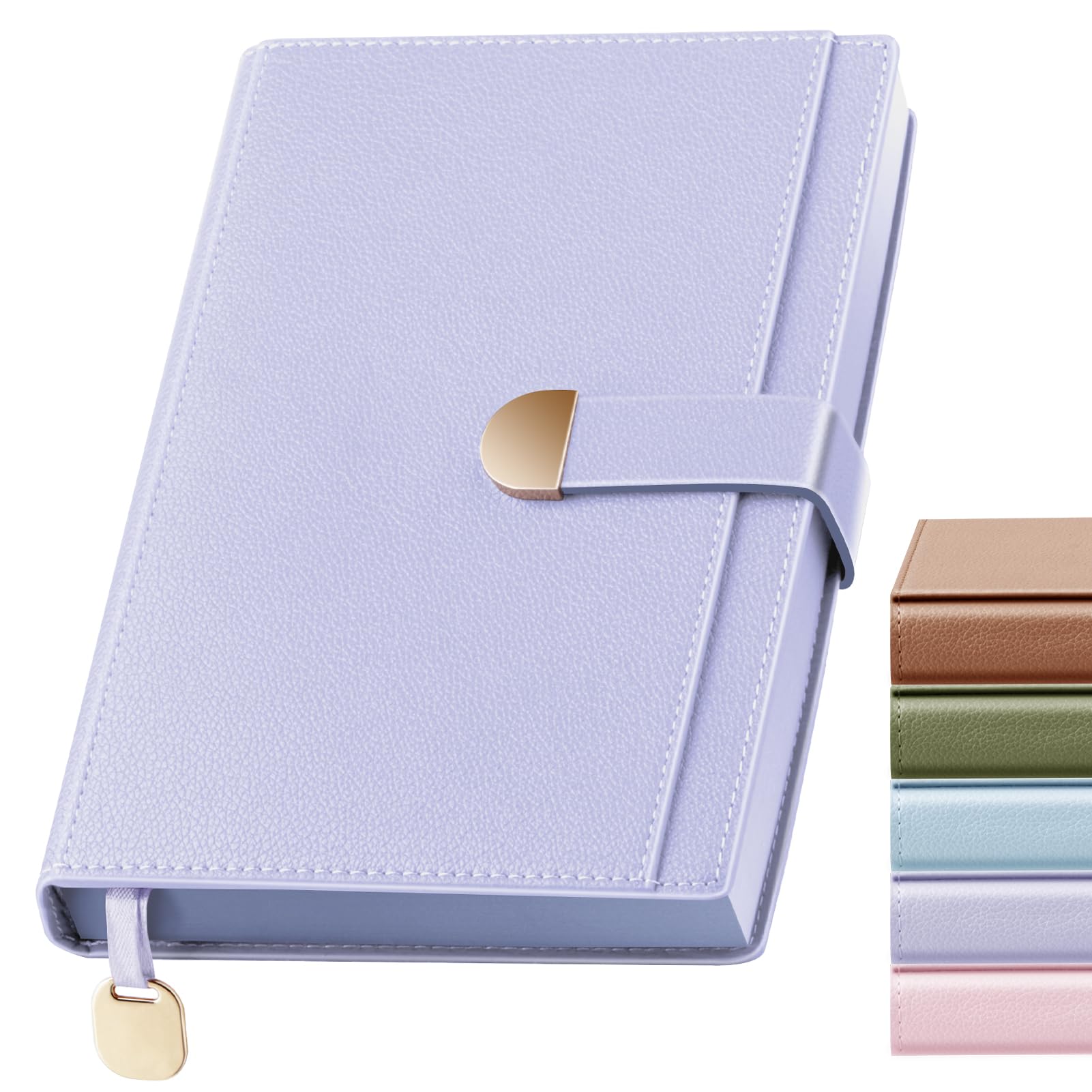 Notatnik w lined Journal dla mężczyzn i kobiet, 300 numerowanych stron z zapięciem na klamrę, 100 GSM A5, twarda okładka, notatnik do nauki biblijnej, osobistych pamiętników, zajęć na uczelni, 100 g