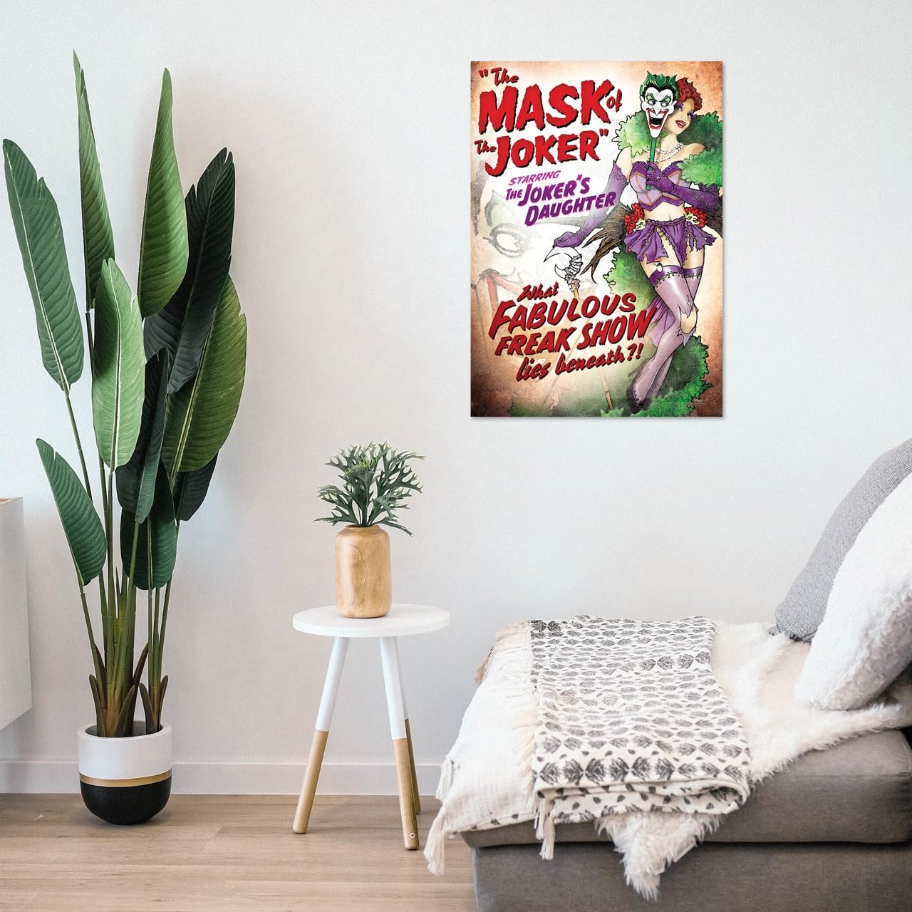 MIGHTYPRINT DC Comics - Bombshell  - Justice League - Durable 17” x 24 Wall Art – NOT Made of Paper – Officially Licensed Collectible MP17240232: Bombshell Joker's Daughter