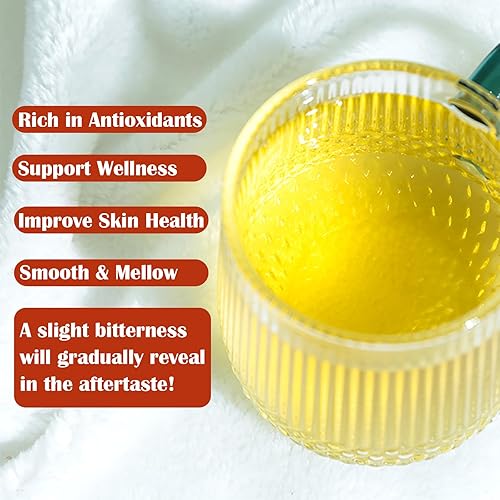 Miniatura 5 de FullChea - Té de flores de caléndula secas, 30 bolsitas de té, 0.05 ozbolsa - Té de caléndula premium para la salud de la piel y el bienestar - Sin