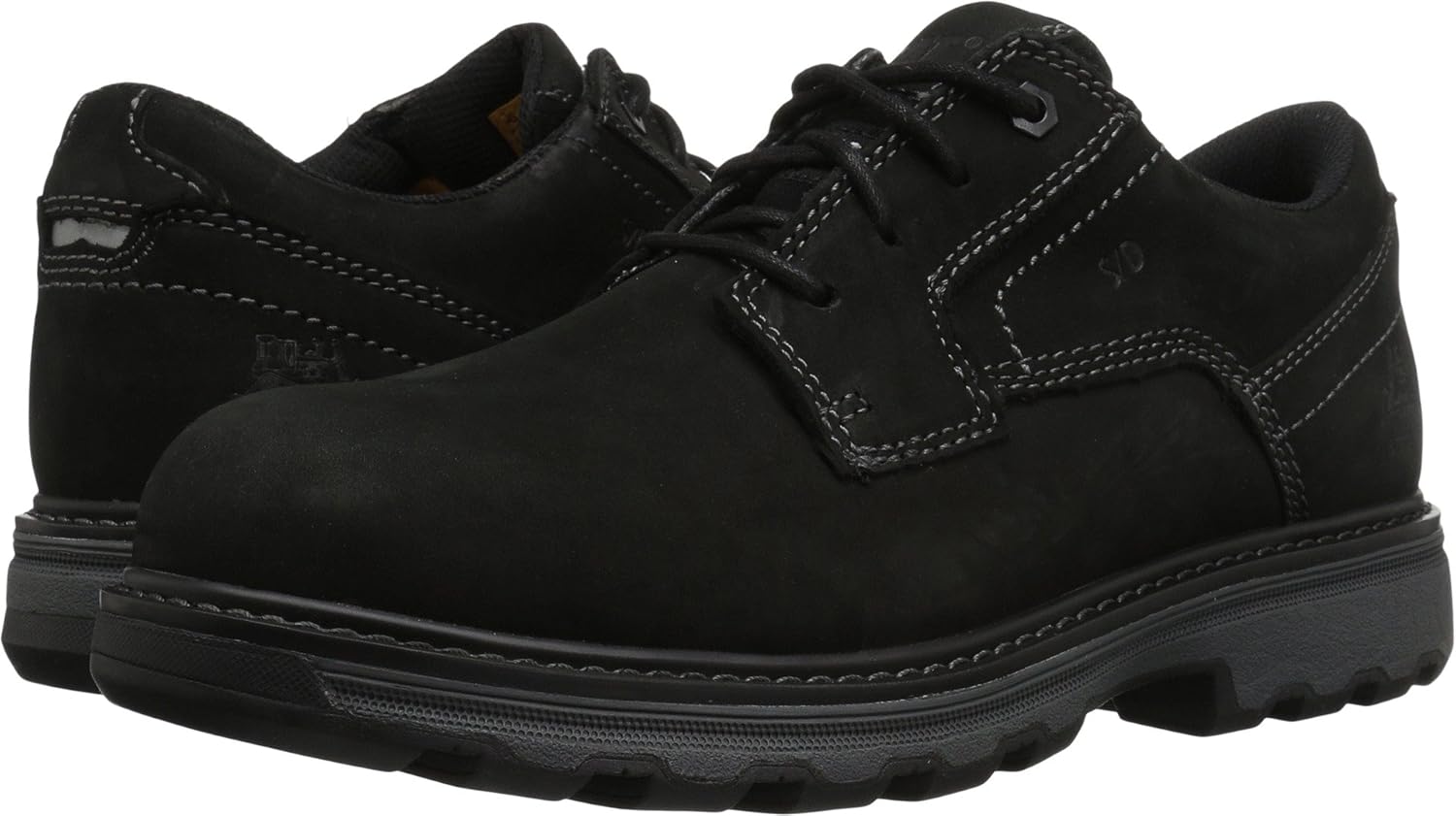 Caterpillar Men's Tyndall Steel Toe Work Shoe,Black Full Grain Leather
