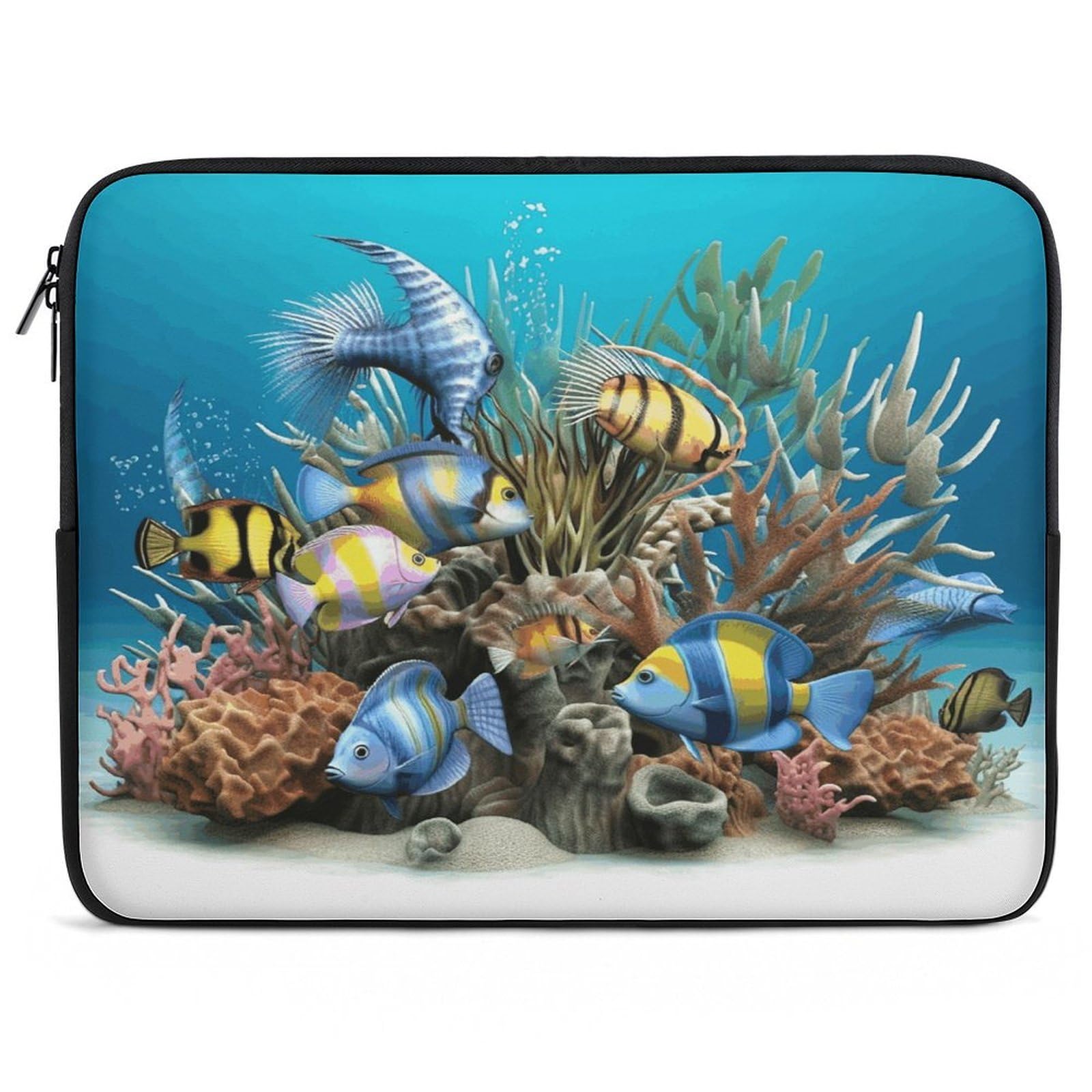 Funda 3D para laptop de 17 pulgadas y maletín impermeable negro 8