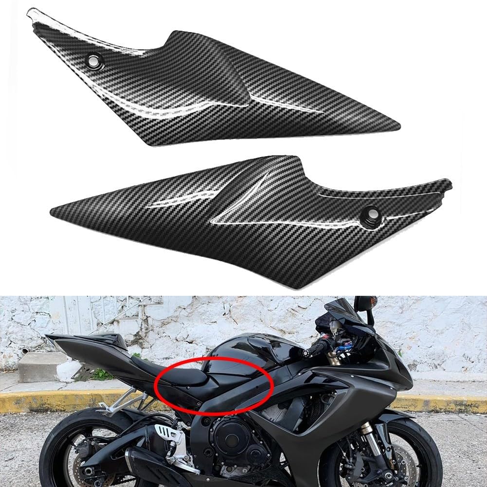 Copertura Laterale Serbatoio Sportiva per Suzuki GSXR 06-07 | ABS ad alta resistenza, installazione diretta, sostituzione perfetta, look per sportivo, coppia completa