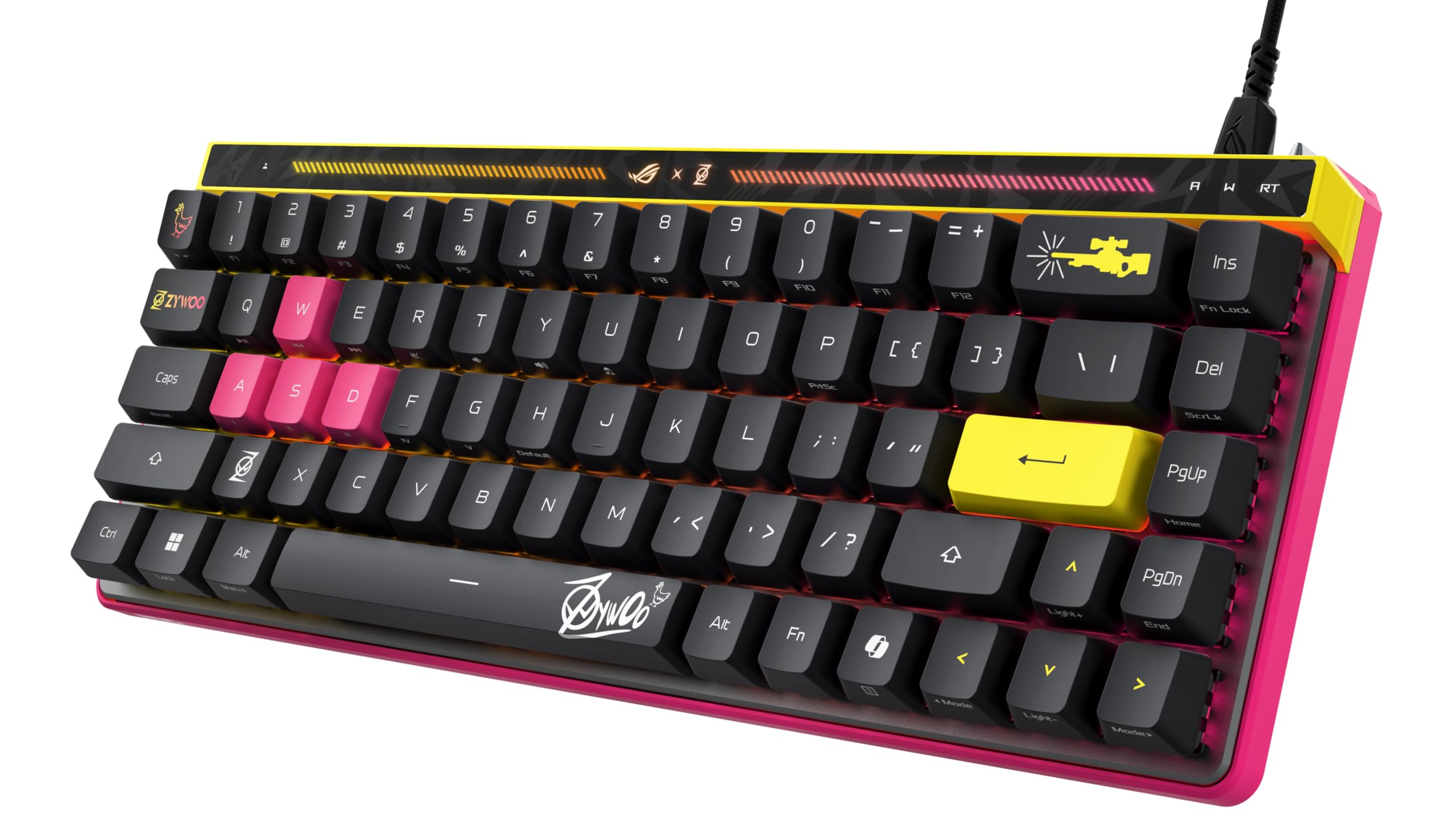 キーボード ASUS ROG FALCHION ACE HFX ZYWOO EDITION Announcing the ROG Falchion Ace HFX ZywOo Edition | ASUS Pressroom