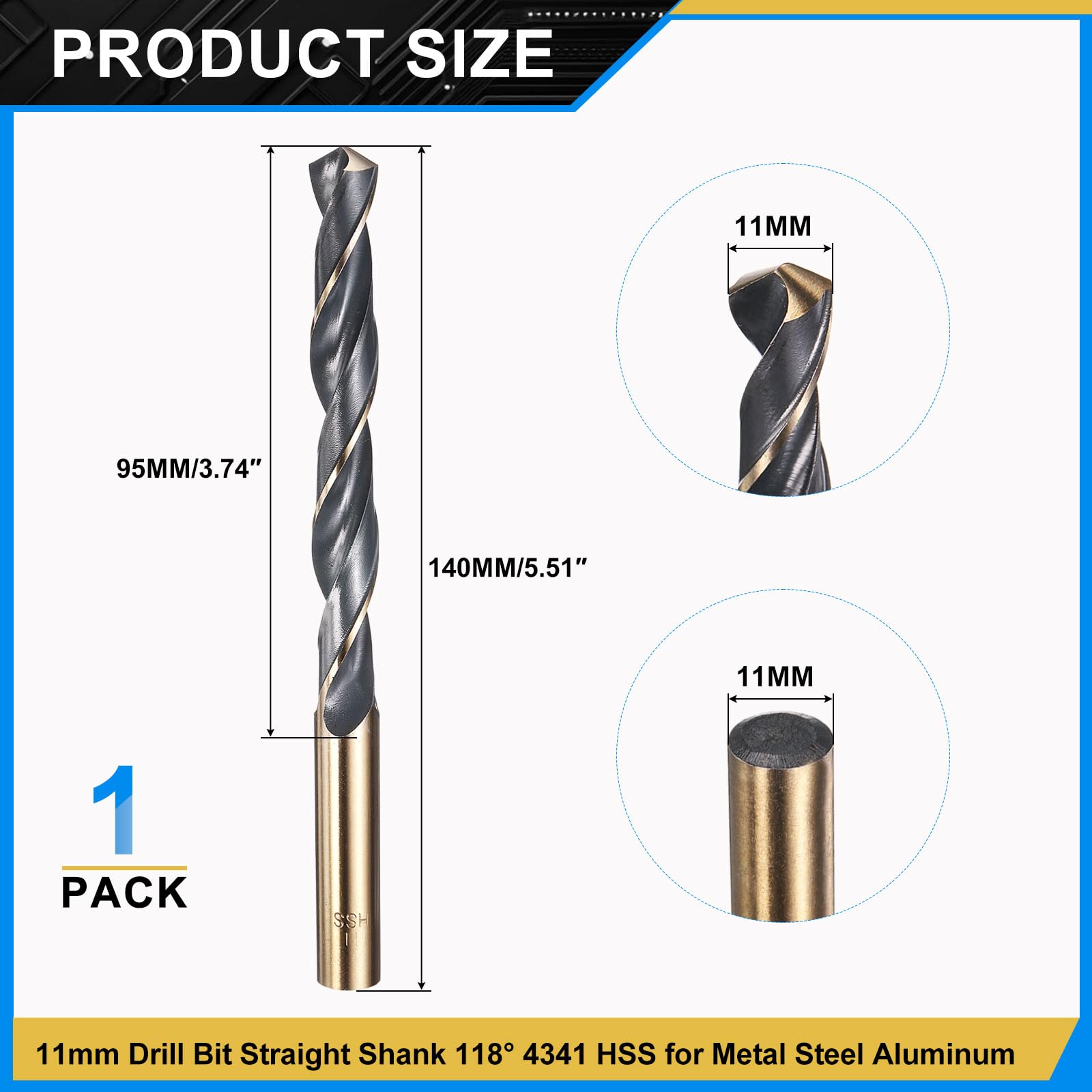 PATIKIL 11mm Drill Bit - Image 2