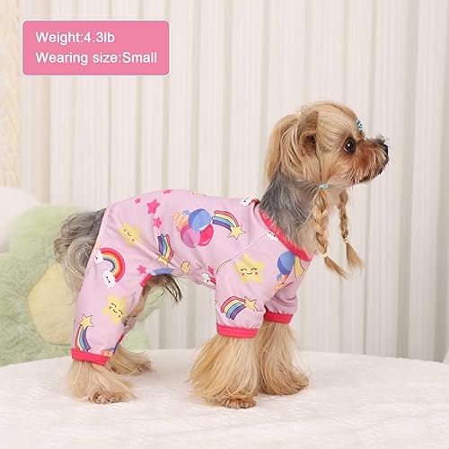 Miniatura 2 de Pijamas para perros pequeños, ropa para perros pequeños, ropa para perros pequeños, ropa suave y elástica para chihuahua, Yorkie, pijamas de verano