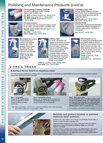 Miniatura 2 de CS Unitec | 40015T PTX Crema de pulido rosa | Lata de 2.2 libras | Accesorio de máquina pulidora de metal para herramienta amoladora