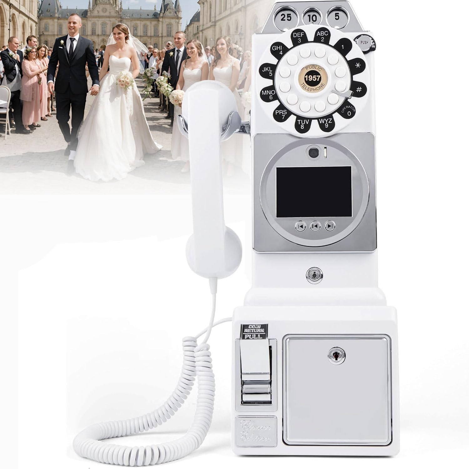 Livre d'or audio vidéo 1080p pour mariage et événements de fiançailles