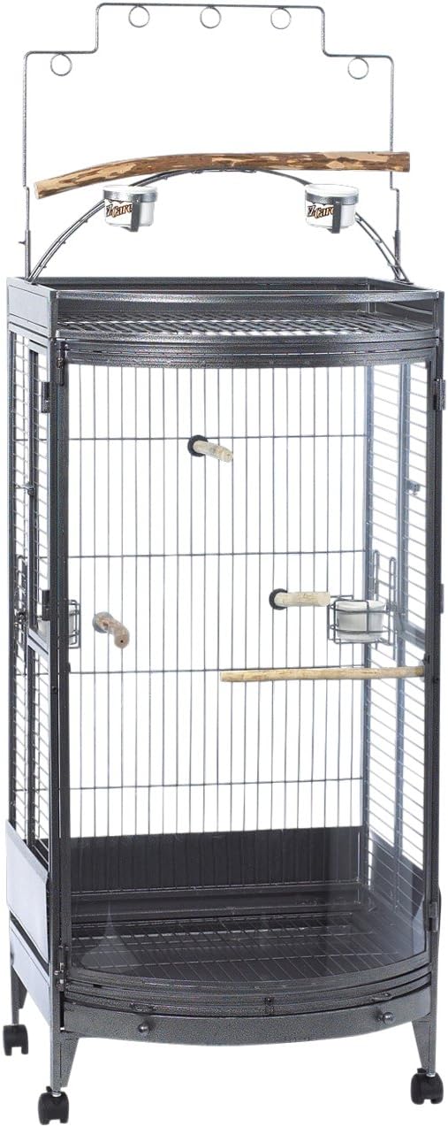 Kaytee EZ Care Bow Front Playtop Bird Cage