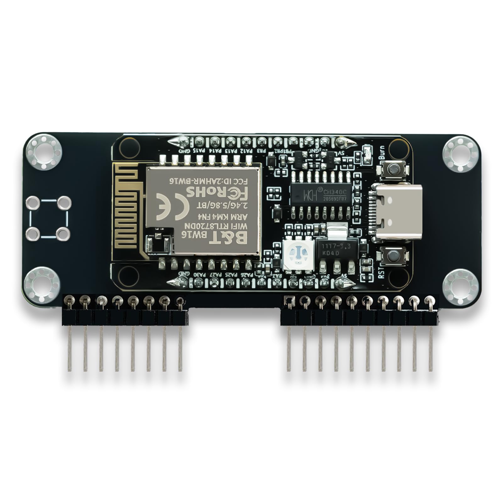 Flipper Zero Dual-Band 2,4 G & 5 G WiFi-Devboard, vorinstallierte Firmware, RTL8720DN (BW16) GPIO-Modul, IoT-Netzwerkanalyse mit großer Reichweite