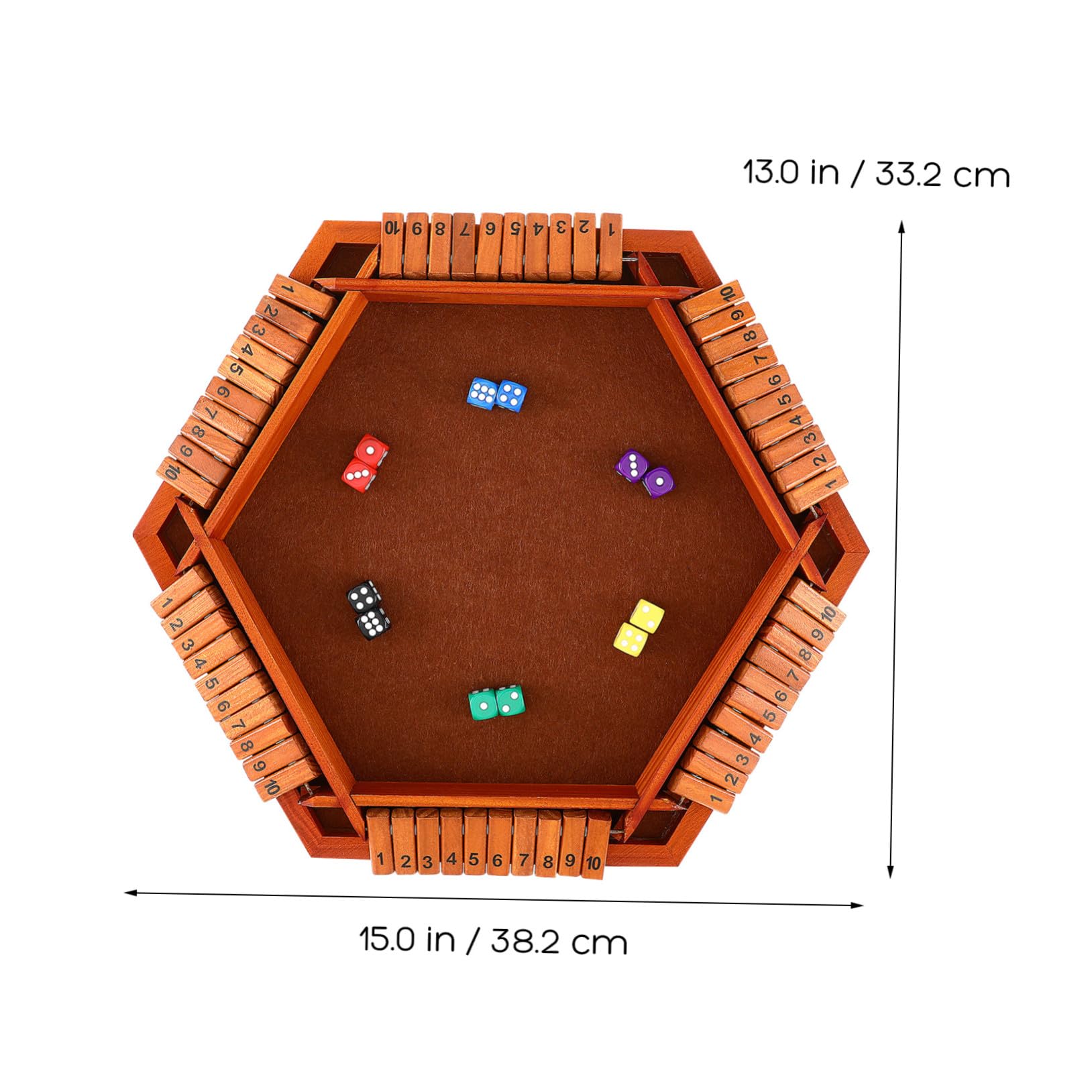 Close The Box Gra Drewniana Ścianek Z Liczbami Matematyczny Stół Wieloosobowa Gra Planszowa Z Drewnianymi Kośćmi Łatwa Użyciu Elegancki Design Dla Rodziny I Klasy