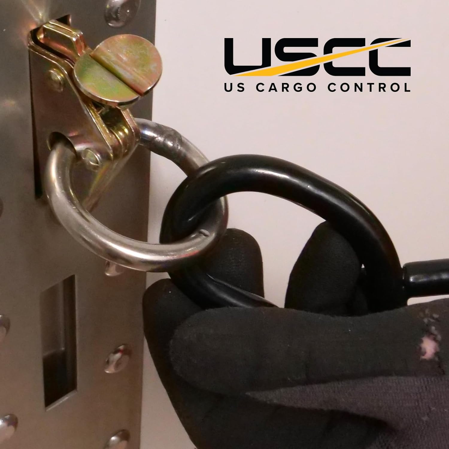 US Cargo Control E Track Tie Down Heavy Duty with Ring, Spring Loaded Fitting for E Track, Quickly and Easily Secure Cargo for Transport in an Enclosed Van, Truck, Or Trailer, 10 Pack - Image 6