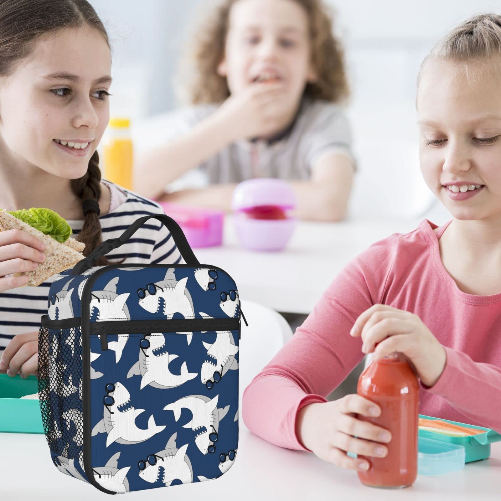 Borsa termica per il pranzo per donne e uomini, da lavoro, minimalista
