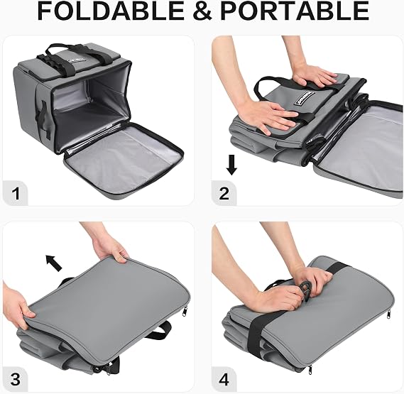 Hulongo Cool Bag Large Insulated Cooler Bag, Waterproof Cool Box