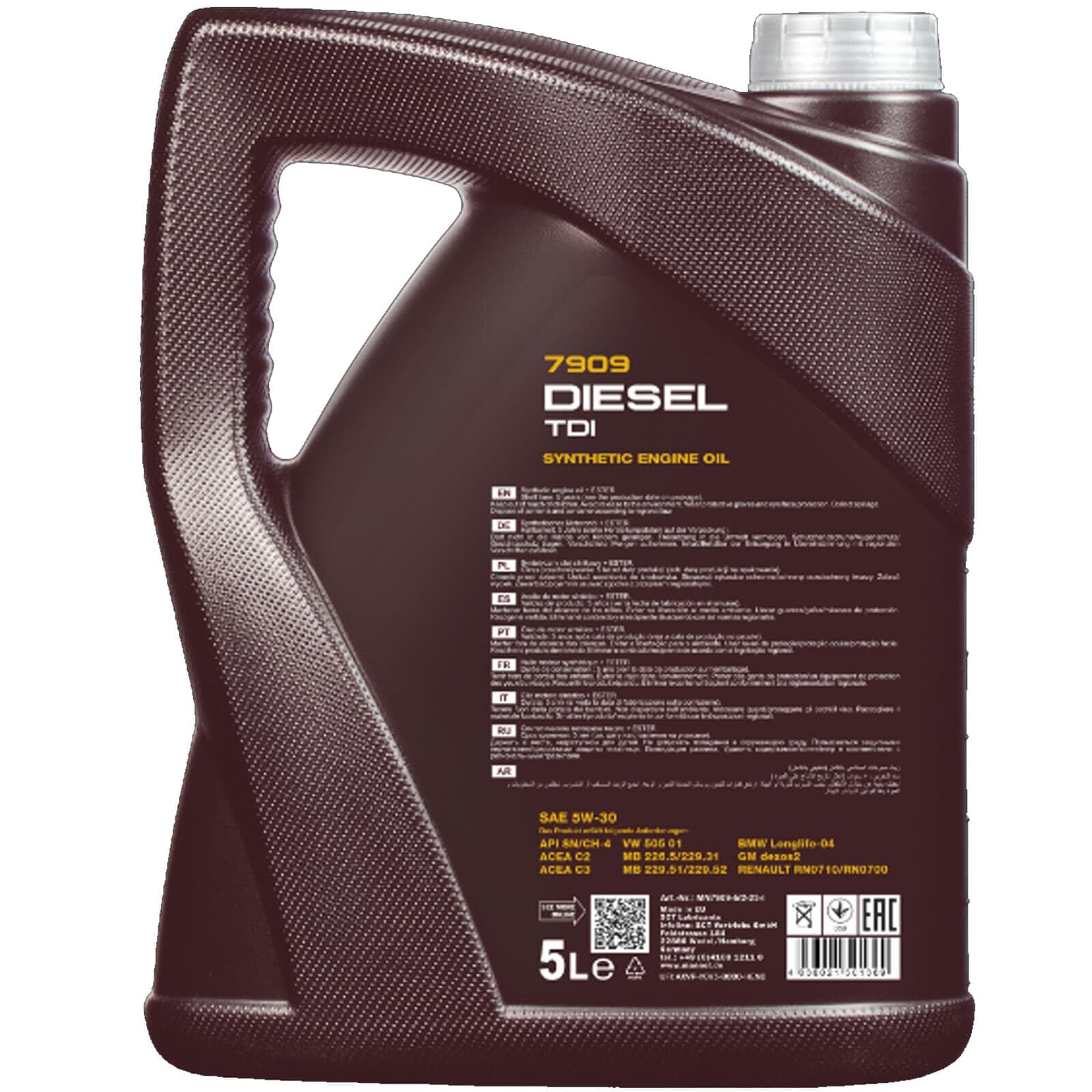Hausmarke 2x 10010300500 Öl (10 L) | 502/505.005 LL-04 229.51, Motoröl