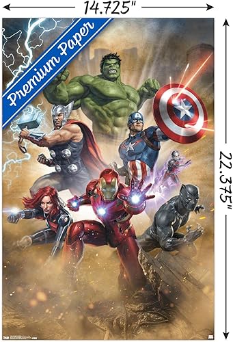 Miniatura 3 de Trends International Marvel Cinematic Universe - Avengers - Fantastic Wall Poster, 14.725" x 22.375", Premium Unframed Version