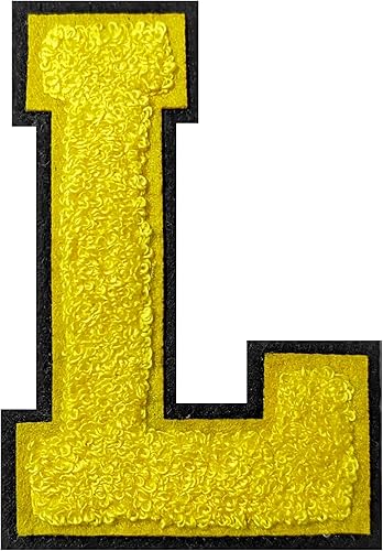 Miniatura 63 de 2 parches de letras de felpilla termo-adhesivas de 4.5 pulgadas, parches de letras universitarias con puntada de felpilla roja/blanca para ropa (H)