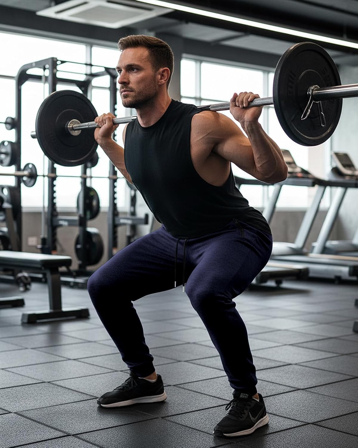 BUXKR Mens Casual Joggers Sweatpants for Jogging,Running or Athletic Activities - Image 3