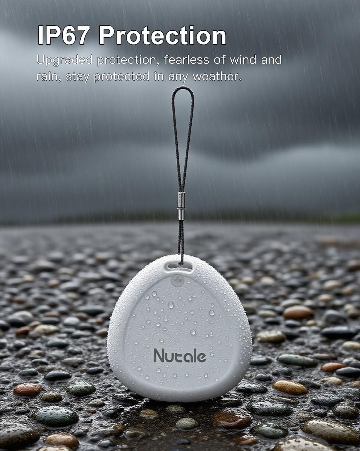 Tracker Tag Bluetooth Tracker, Smart Tag Locator Tracking Device, Keys Finder and Item Locator,Air Tracker Item Finders with Find My(iOS Only) Track Your Keys,Wallet,Luggage, Bag (4-White)