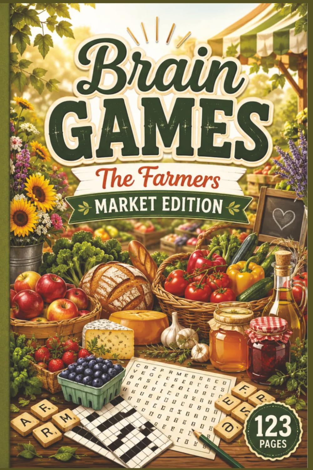 Brain Games: The Farmers Market Edition: 60 Culinary Puzzles Celebrating Global Flavors and Fresh Finds | A Relaxing Activity Book for The Foodie’s ... Palate: Global Culinary Word Searches)