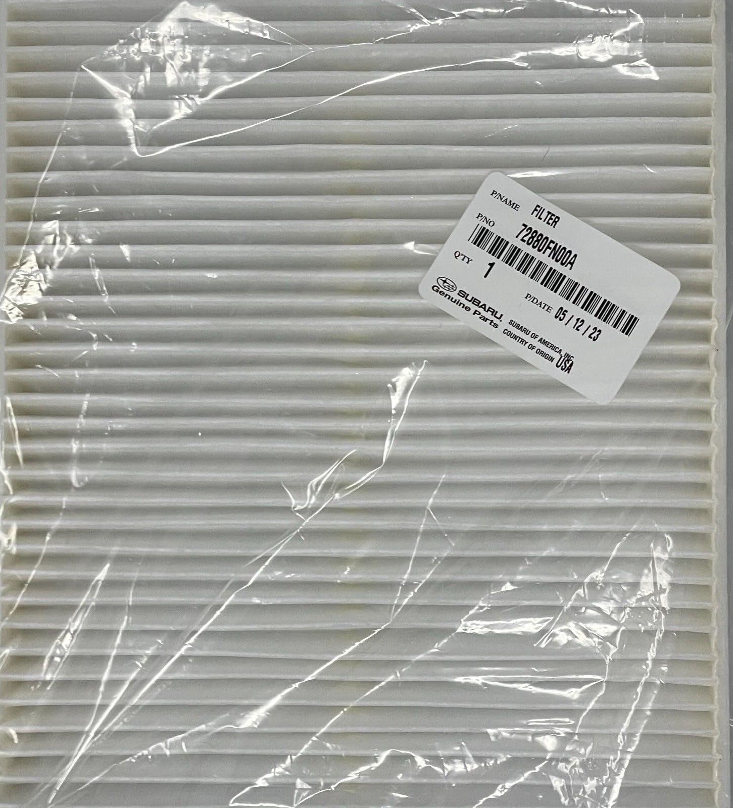 Cabin Air Filter For 2024 2025 Crosstrek and Impreza 2025 Forester- 72880FN100 72880FN00A - Genuine OEM
