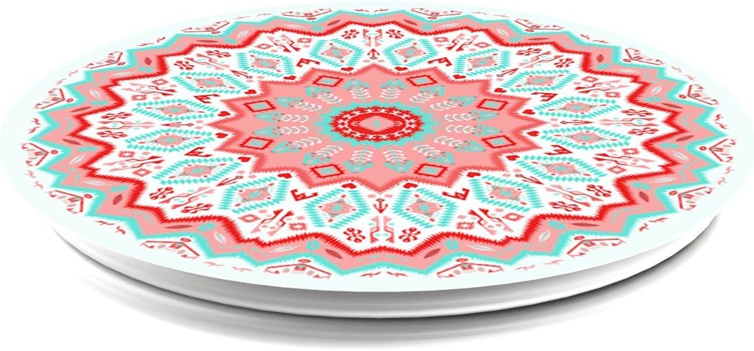 PopSockets: Collapsible Grip & Stand for Phones and Tablets - Aztec Mandala Red