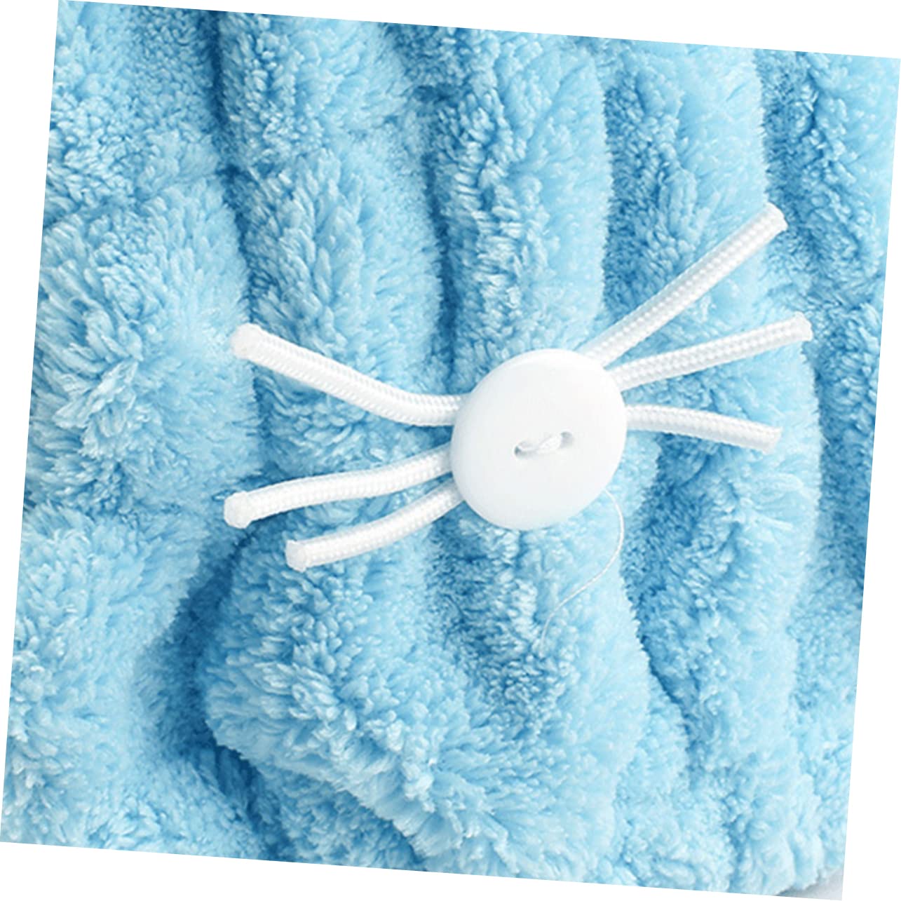 6pezzi Asciugacapelli Cat Ear Microfibra Asciugatura Veloce e Assorbimento Per Casa e Viaggi Blu Rosa