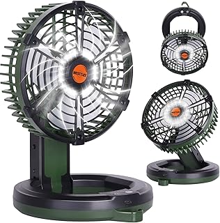 Portable fan Battery Operated Fan USB Desk fan Camping Fan for Tents,Battery Operated portable Fan Personal Fan battery powered fan camping portable fan Outdoor fan Rechargeable Fan with Hanging