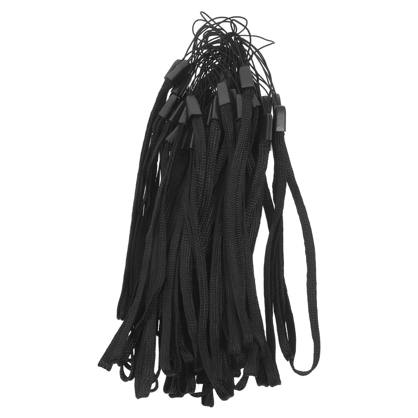 OSALADI Phone Lanyard 50pcs Camera Lanyard Wristlet Hand- Phone Strap for Wallet Keychain Camera Handbag Earphone Phone Accessories Black