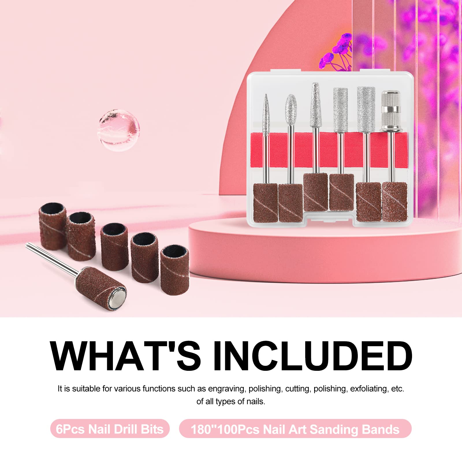 COSCELIA Kit Uñas Acrilicas,Acrilico Para Uñas Profesional Con 120ml Monómero y 3 Colores Acrilico Polvo,36W U-V/LED Lámpara,Adecuado para Principiantes Expertos,8ml Uñas de Gel Top Coat Manicure Set