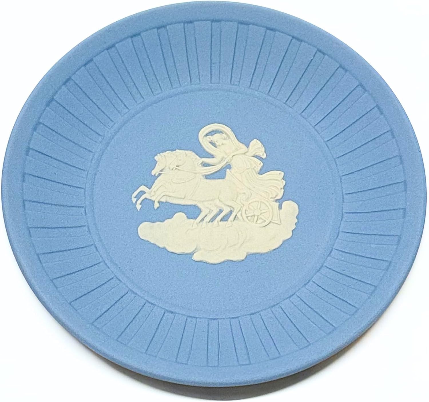 値下げ‼️陶楽窯 桑原リエ作 白地緑釉葉脈皿