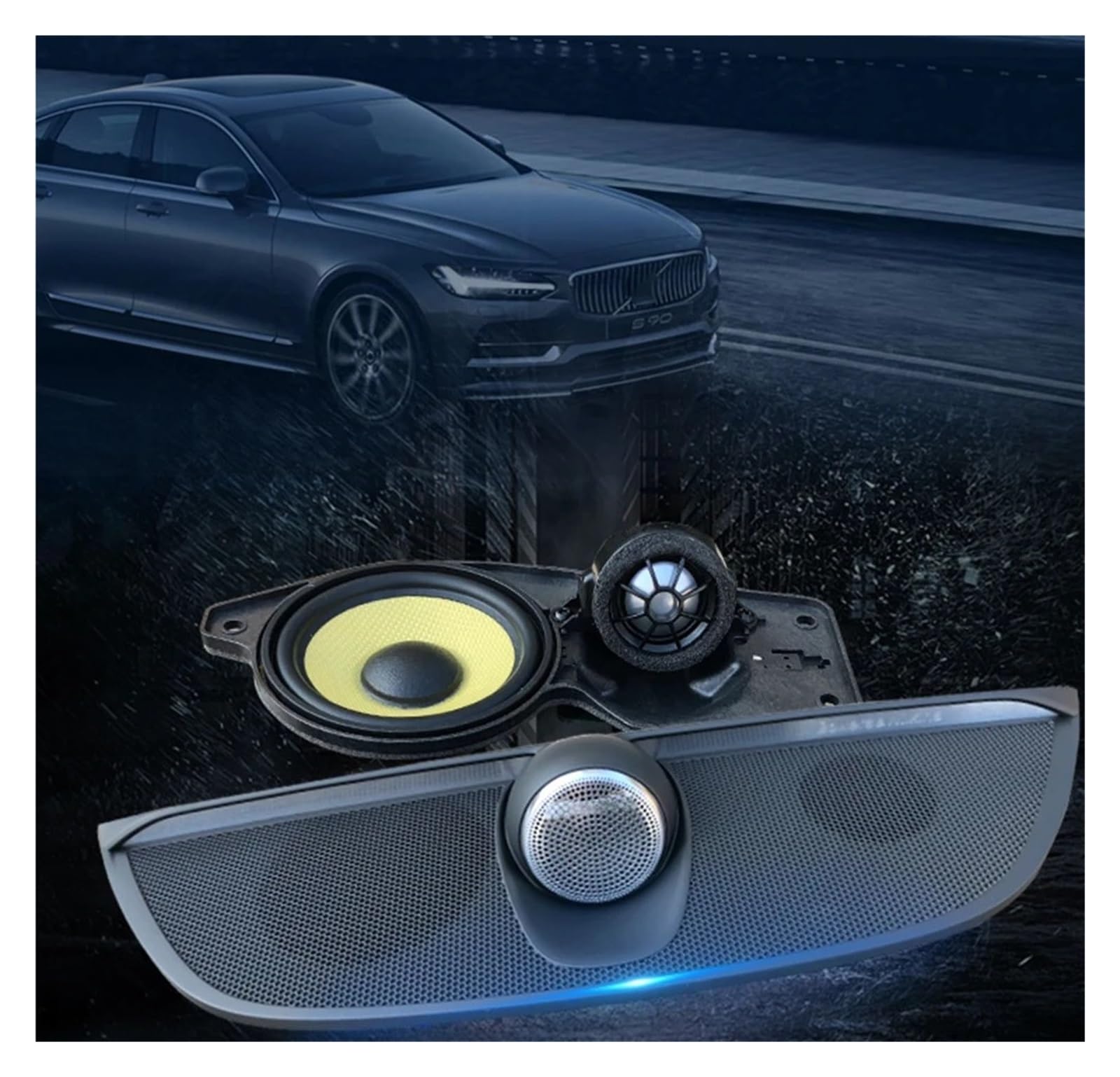 Amazon.co.jp: Muzhen Store カーセンターコンソールスピーカー