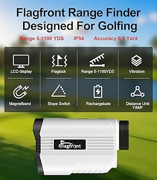 Amazon.com : Flagfront Range Finder Golf Rangefinder with