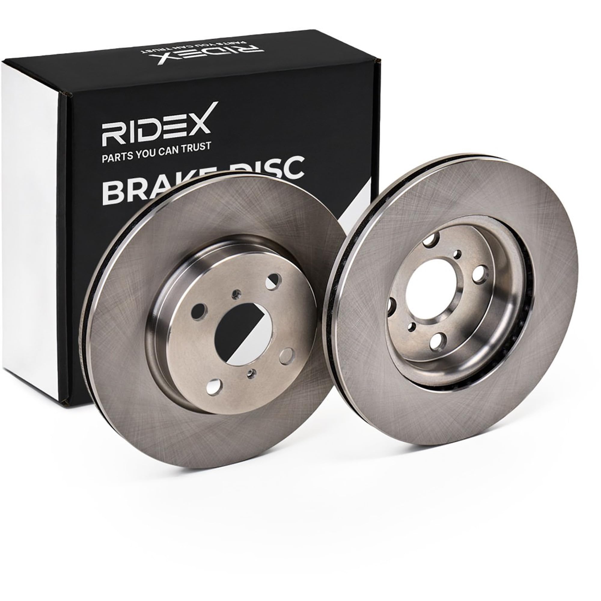 RIDEX 82B0076 2x Disco freno Anteriore senza viti/bulloni Compatibilità con TOYOTA Yaris Hatchback P9