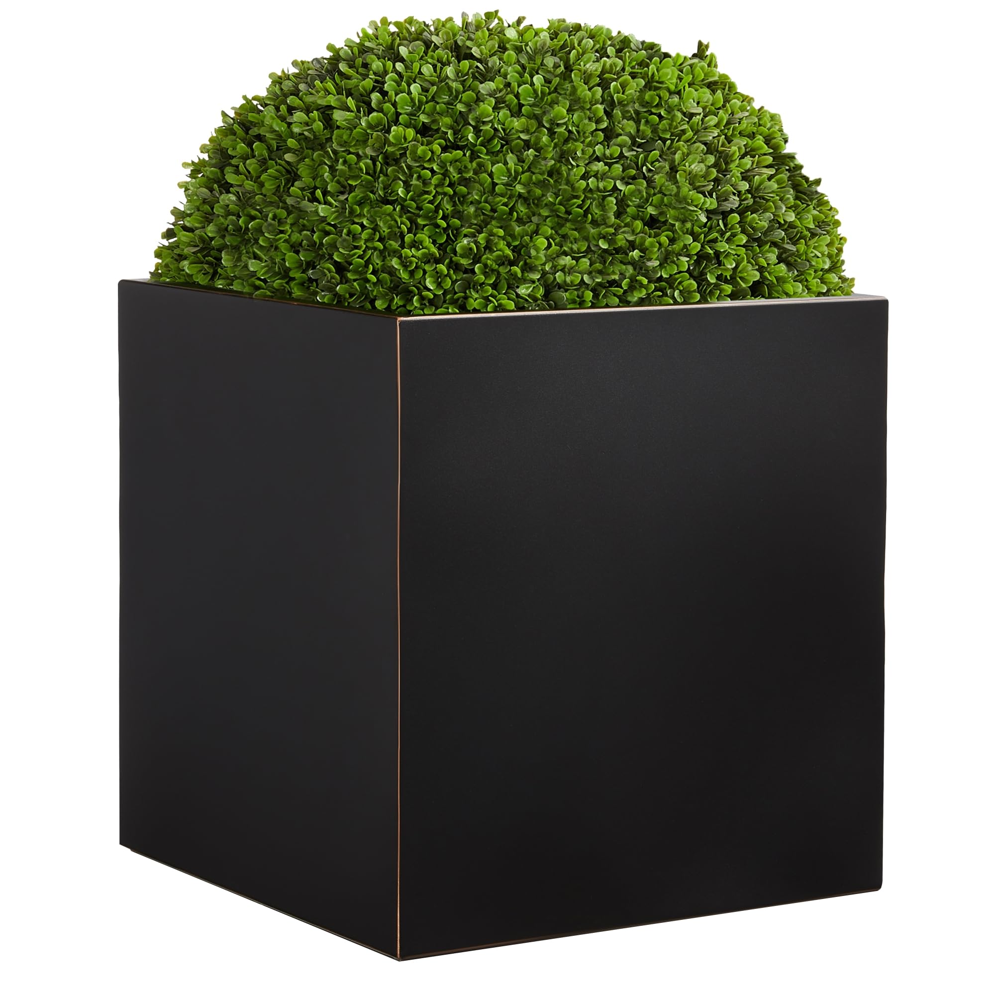 Wallowa Metallic Heavy Cube Planter Box