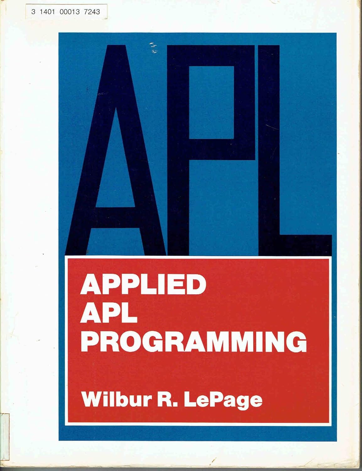 Applied APL programming by Le Page, Wilbur R