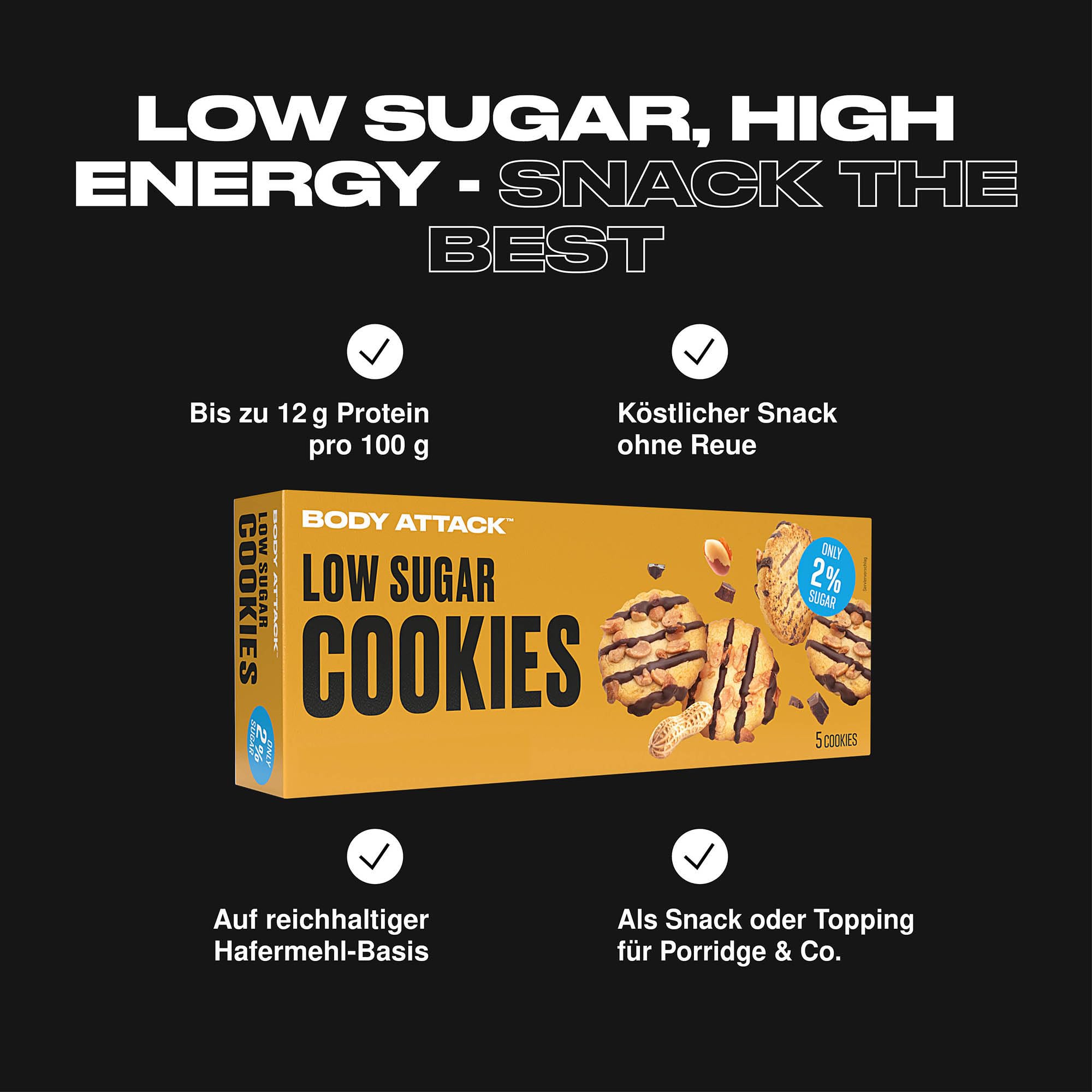 Low Carb Cookies Chocolate 6 x 20 gr