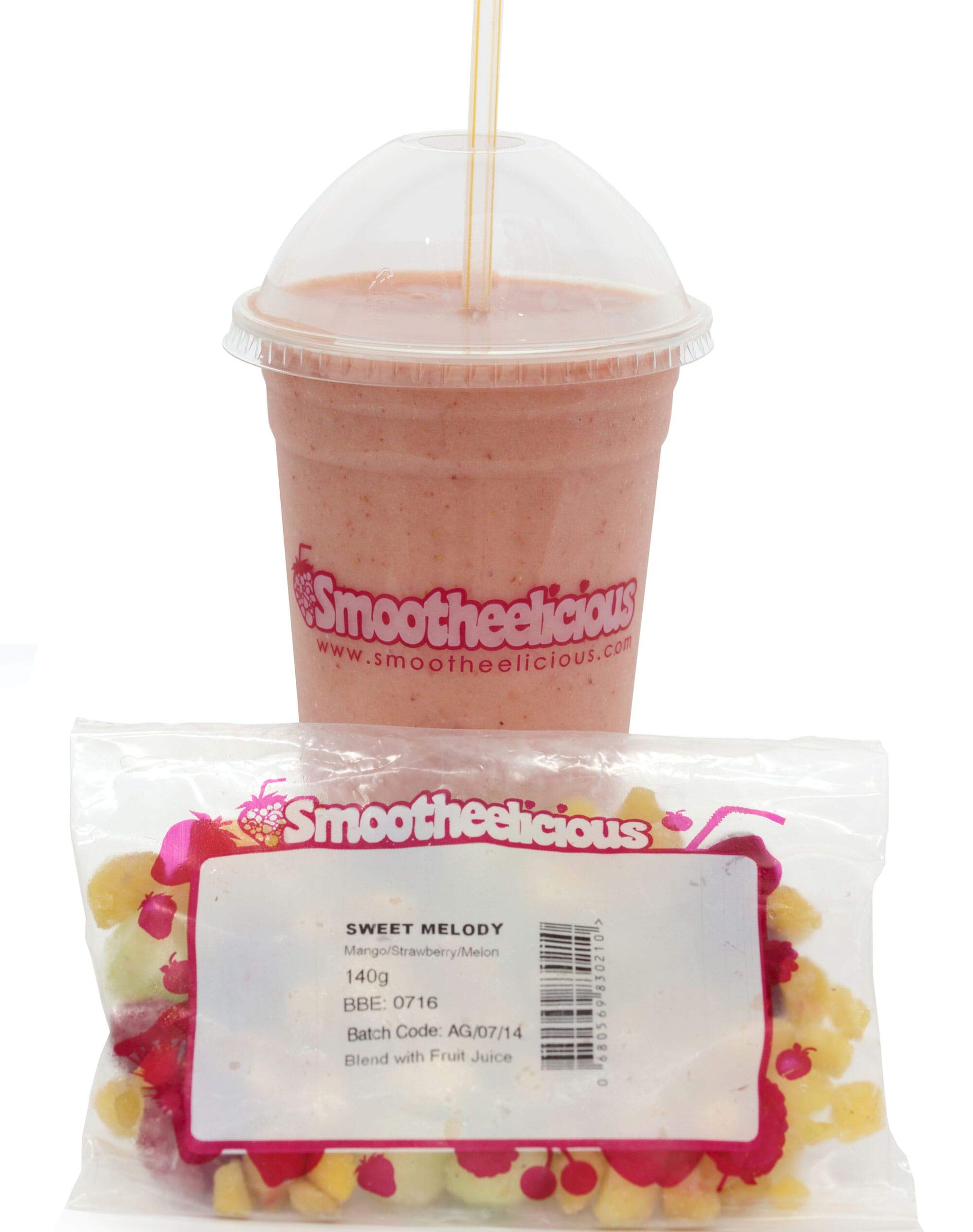 Smootheelicious Frozen Sweet Melody Smoothie Packs - 30x140g