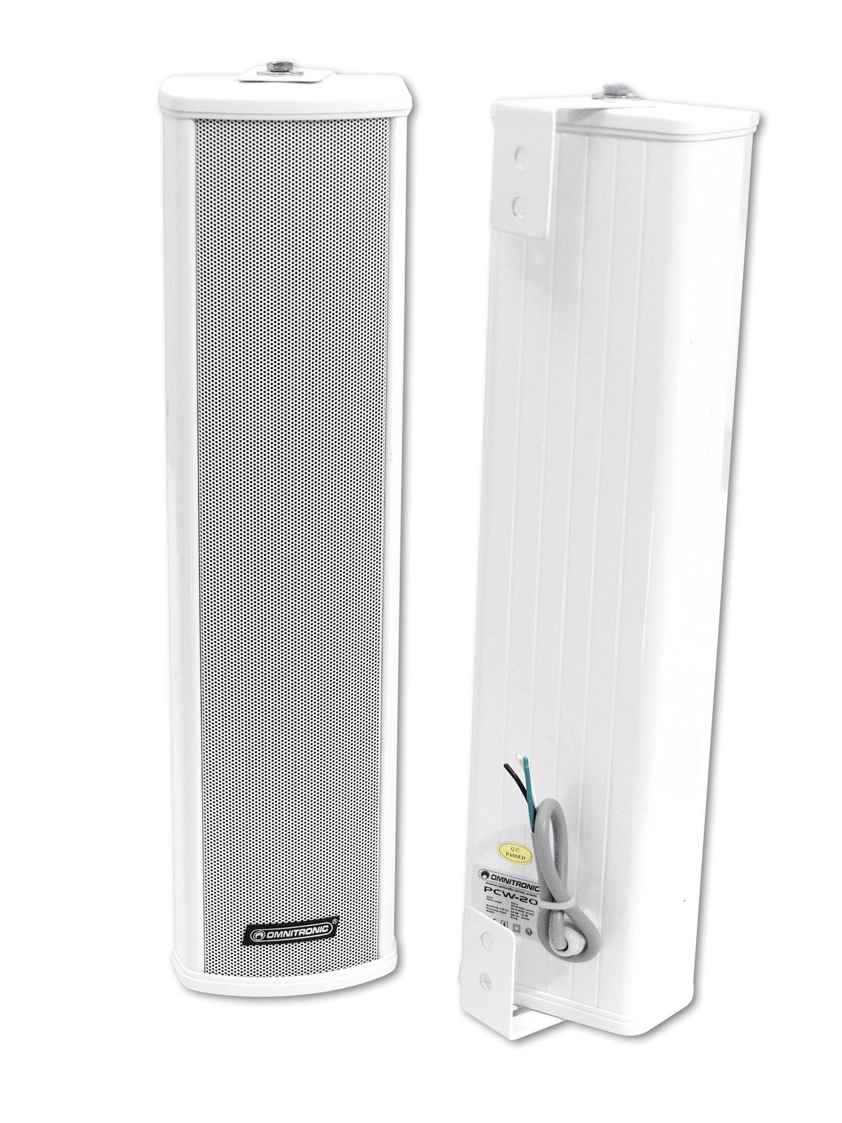 OMNITRONIC PCW-20 Tonsäule IP44 | Wetterfeste Tonsäule, 100 V