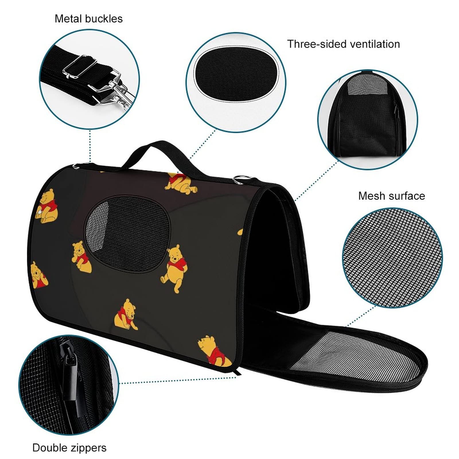 Amazon.co.jp: くまのプーさん ペットバッグ 猫 キャリー バッグ Amazon.co.jp: くまのプーさん ペットバッグ 猫 キャリー バッグ