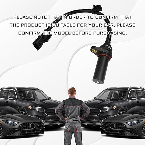 Miniatura 6 de Sensor de posición del cigüeñal Sensor del cigüeñal del motor OEM # 39180-2B000 391802B000 SU13885, sensor de posición del cigüeñal compatible con