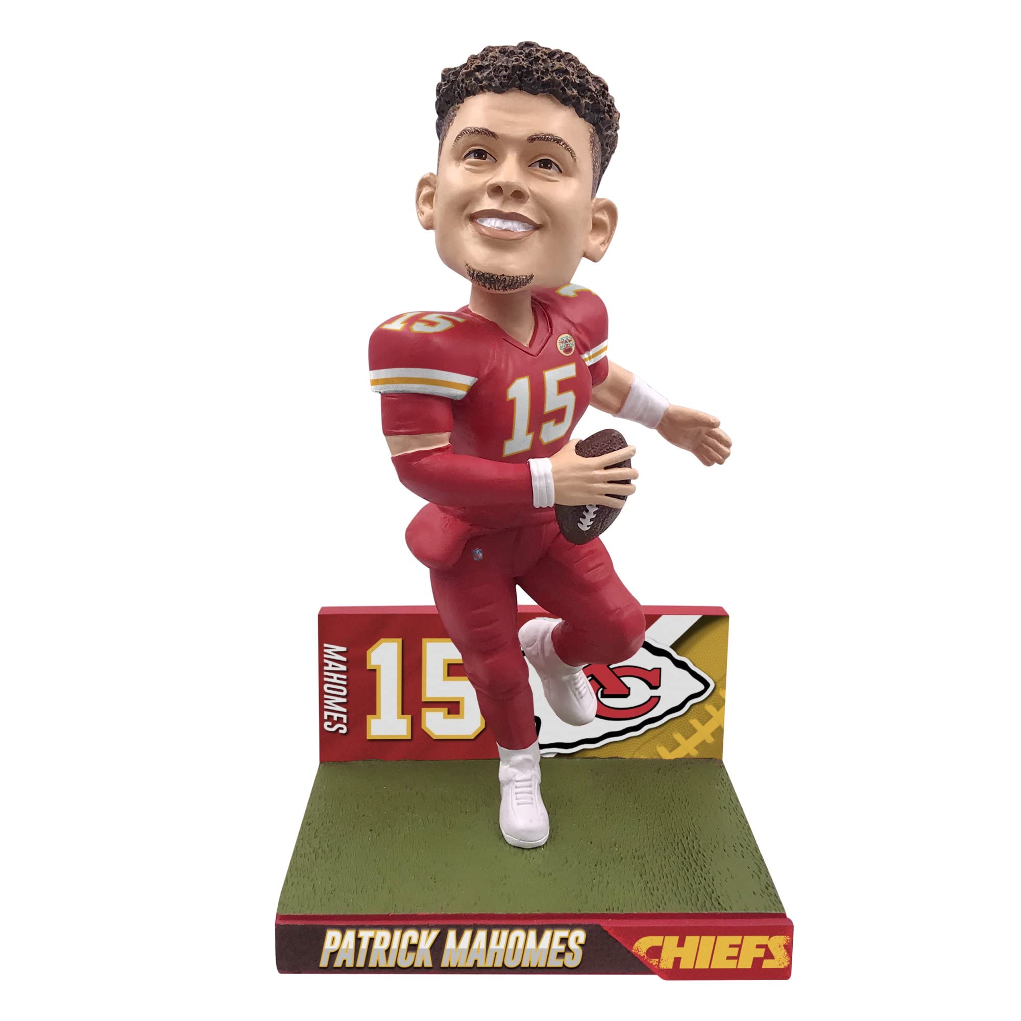 FOCO Patrick Mahomes #15 Bobblehead GRANDE BIGLIETTO Kansas City Chiefs