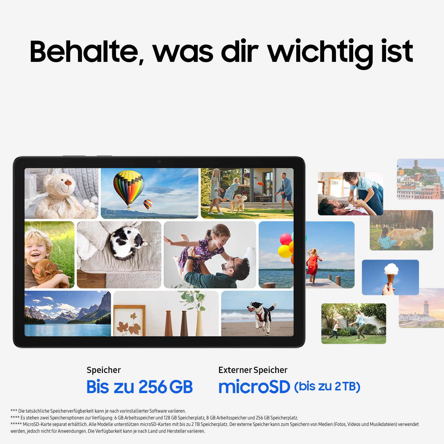 Samsung Galaxy Tab A11+ AI Tablet 11 Zoll 90 Hz 128 GB 6 GB RAM Android Dolby Atmos Gray