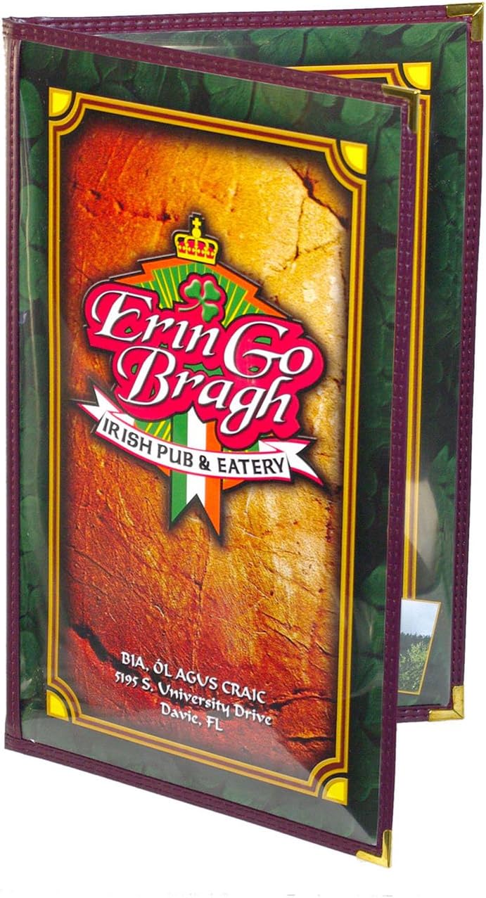 Menu Solutions SE310DBU Menu Cover 81/2 Inch x 14 Inch