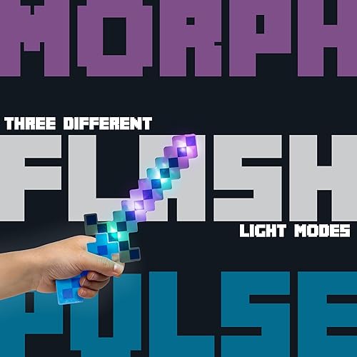 Miniatura 3 de Fun Central Espada de juguete de 8 bits con luz LED para niños