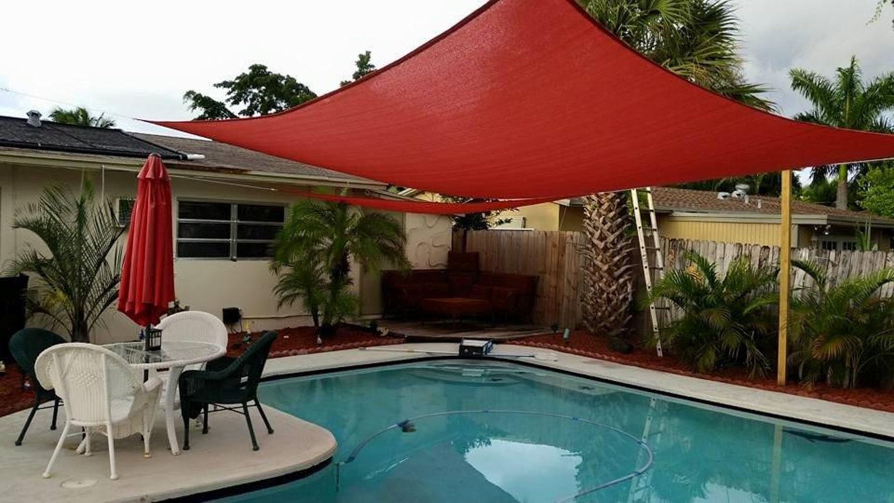 Telone protettivo per serre e patio, protezione solare 85% UV, per piante, dimensioni da 1 x 1 m a 10 x 15 m, protezione esterna