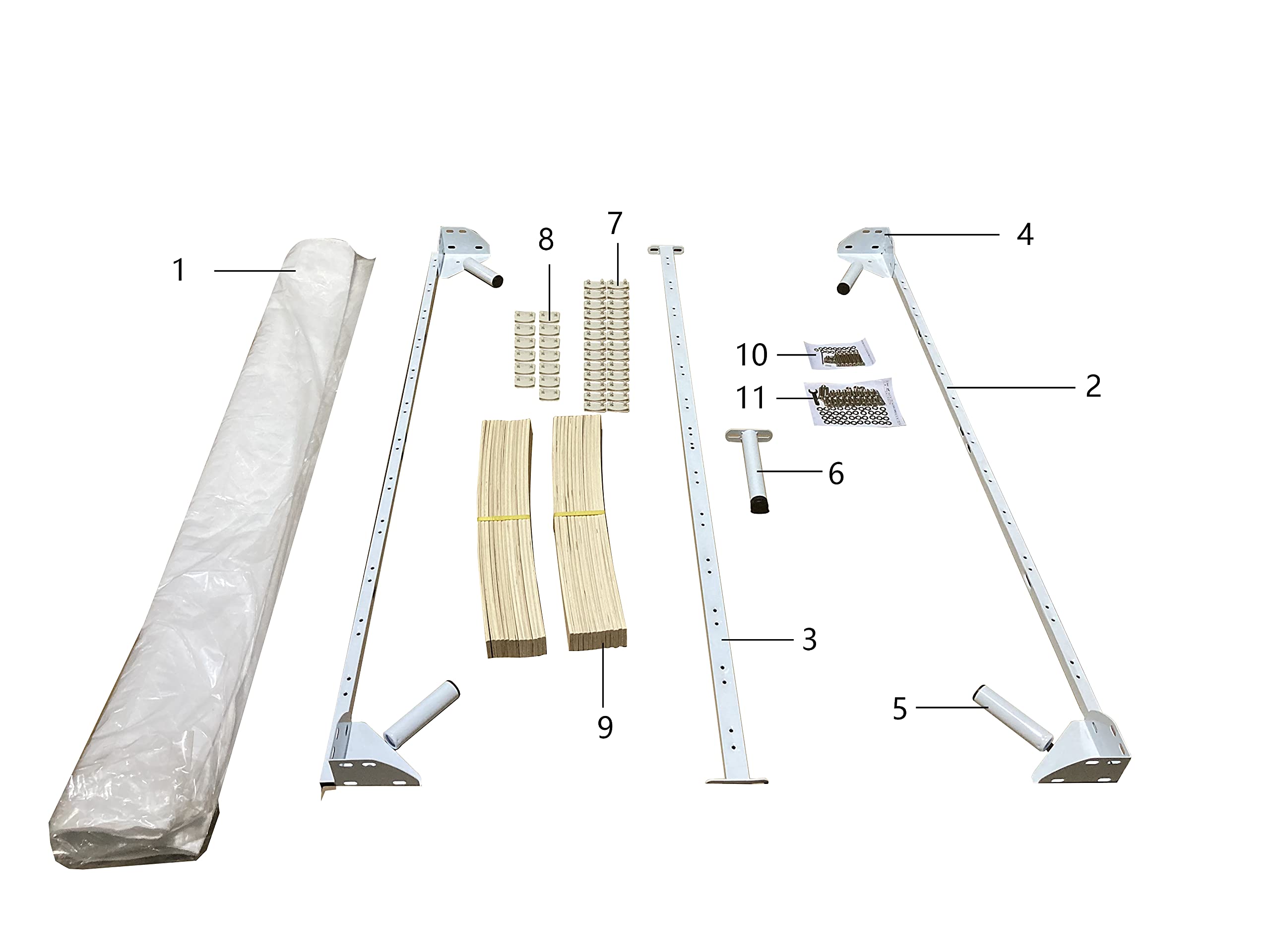Lit 140 x 190 avec Sommier et Matelas pour Lit | 2 Colis | Matelas 140x190 memoire de Forme | Sommier Tapissier 140x190 avec Pieds