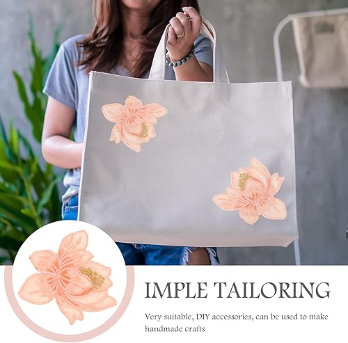 Miniatura 8 de 20 unids Parche Xams Bordado Insignias Apliques para Niñas Apliques Bordado Flor Hierro en Apliques Jeans Accesorios para Ropa Apliques Mochila