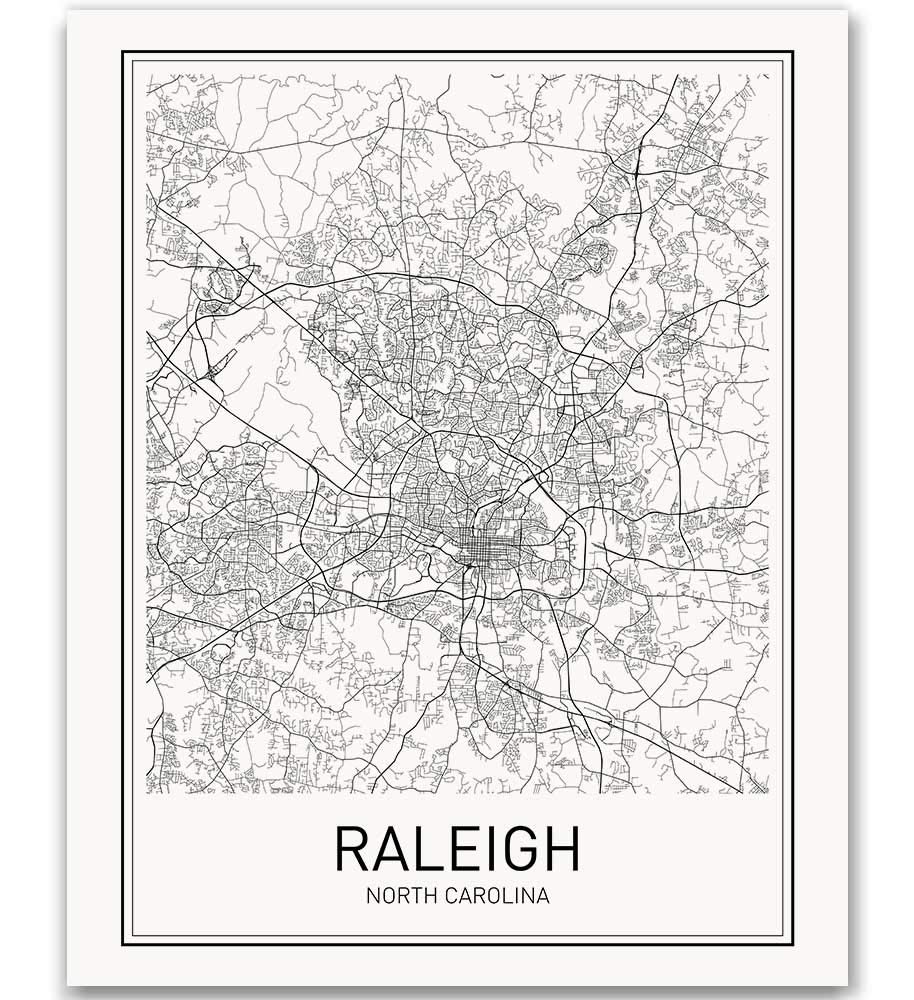Buy Raleigh of Raleigh City s Modern Art City Prints Raleigh Art