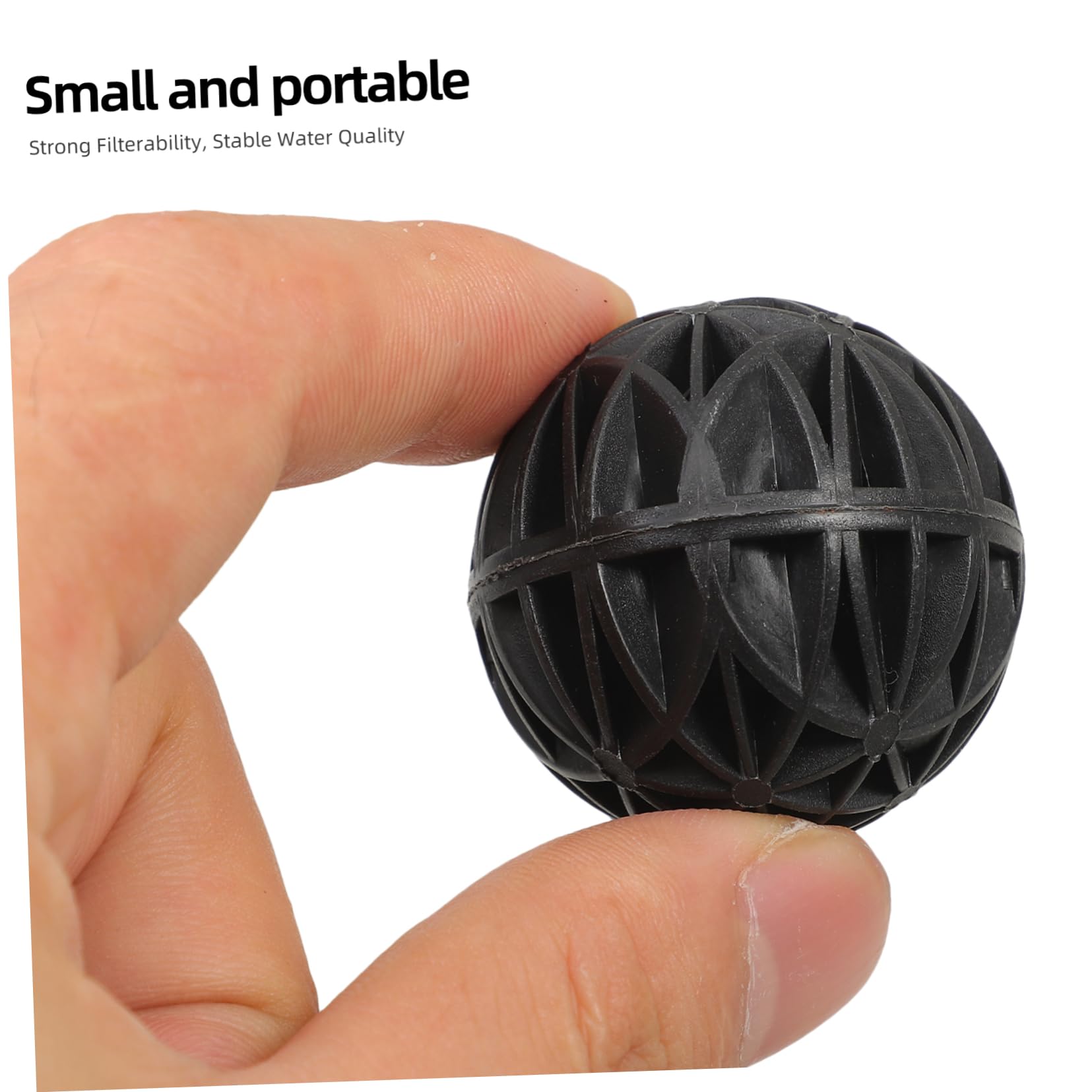 Yardwe 36 Mm Aquarium-bälle 100 Stück Für Süßwasser-aquarien Bio-bälle Medien