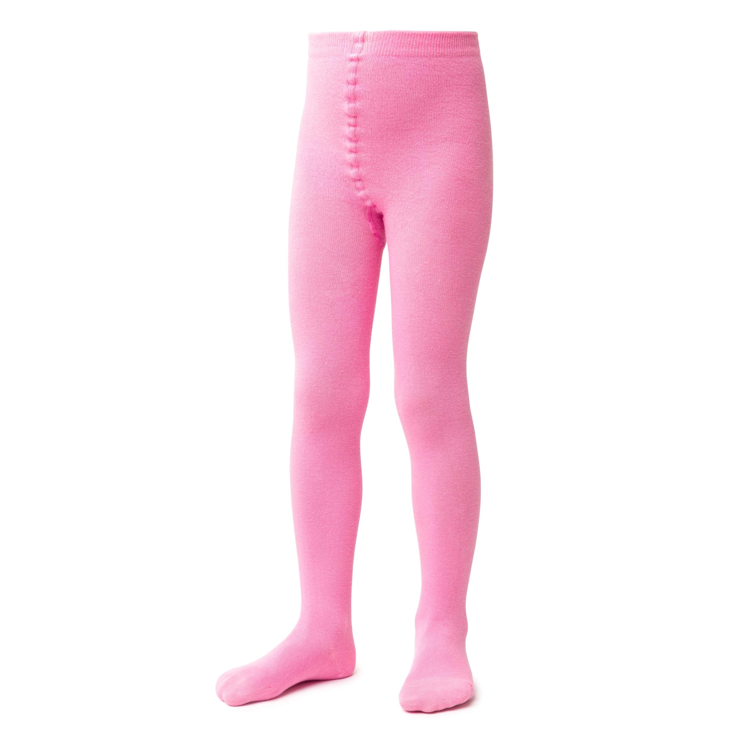 STEVEN Kinder Strumpfhose 240 DEN aus Baumwolle, atmungsaktiv, Kinderstrumpfhosen für Jungen und Mädchen Rosa/116cm-122cm